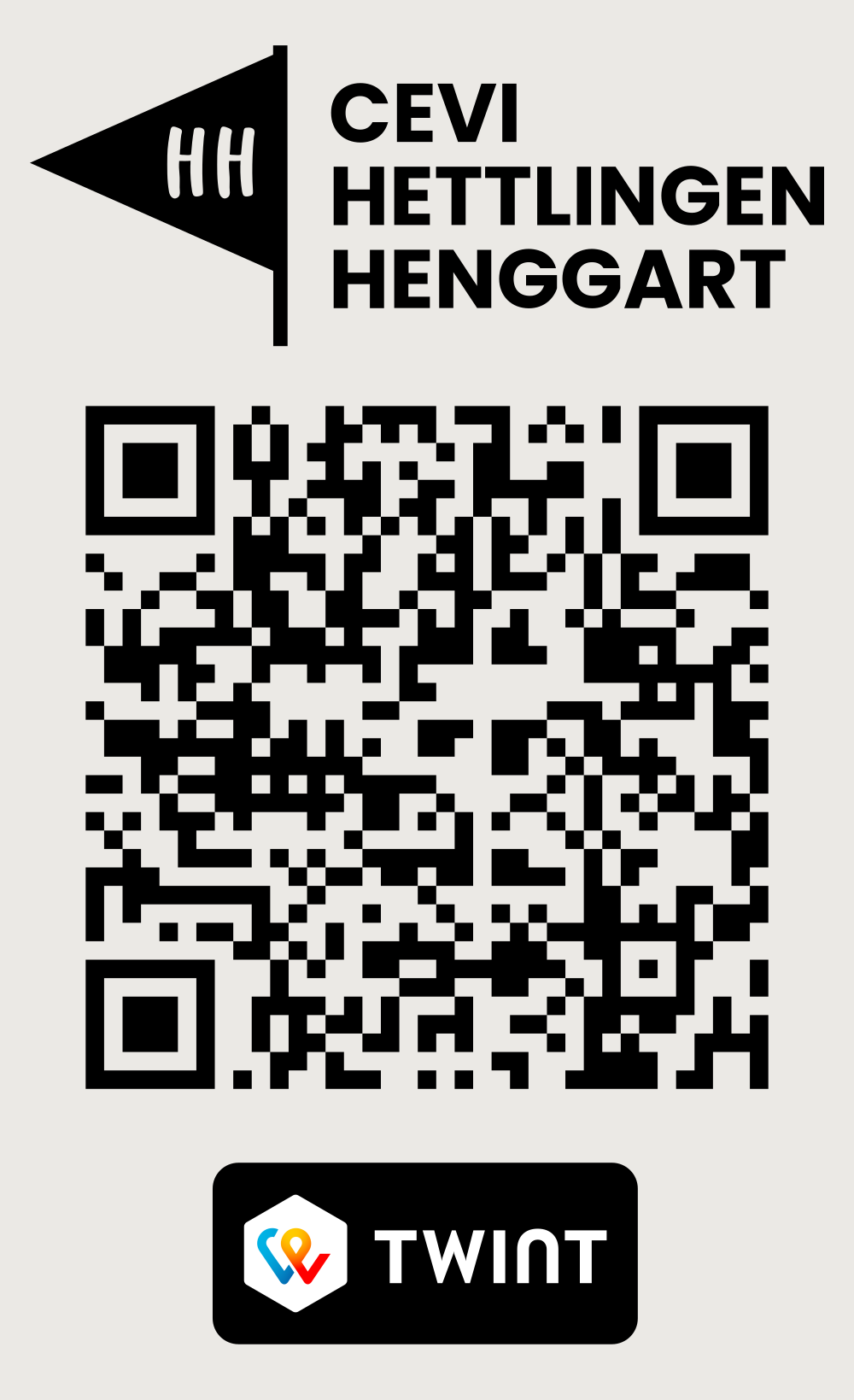 TWINT Spenden-QR Code – Cevi Hettlingen Henggart